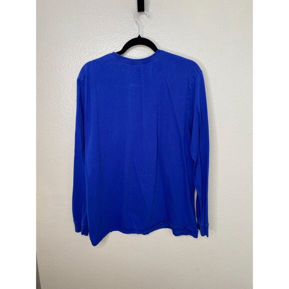 Nike‎ Mens Cubs World Series Champs 2016 Long Sleeve Tee XL Blue Athletic Cut - Picture 4 of 5